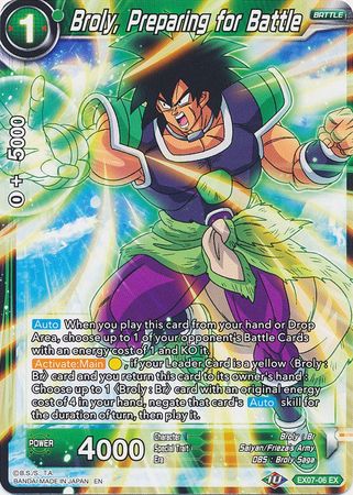 Broly, Preparing for Battle [EX07-06] | Rock City Comics