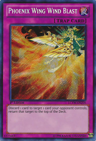 Phoenix Wing Wind Blast [LCYW-EN298] Secret Rare | Rock City Comics