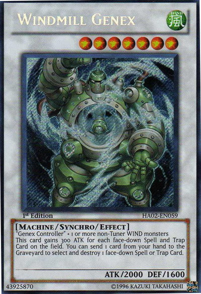 Windmill Genex [HA02-EN059] Secret Rare | Rock City Comics