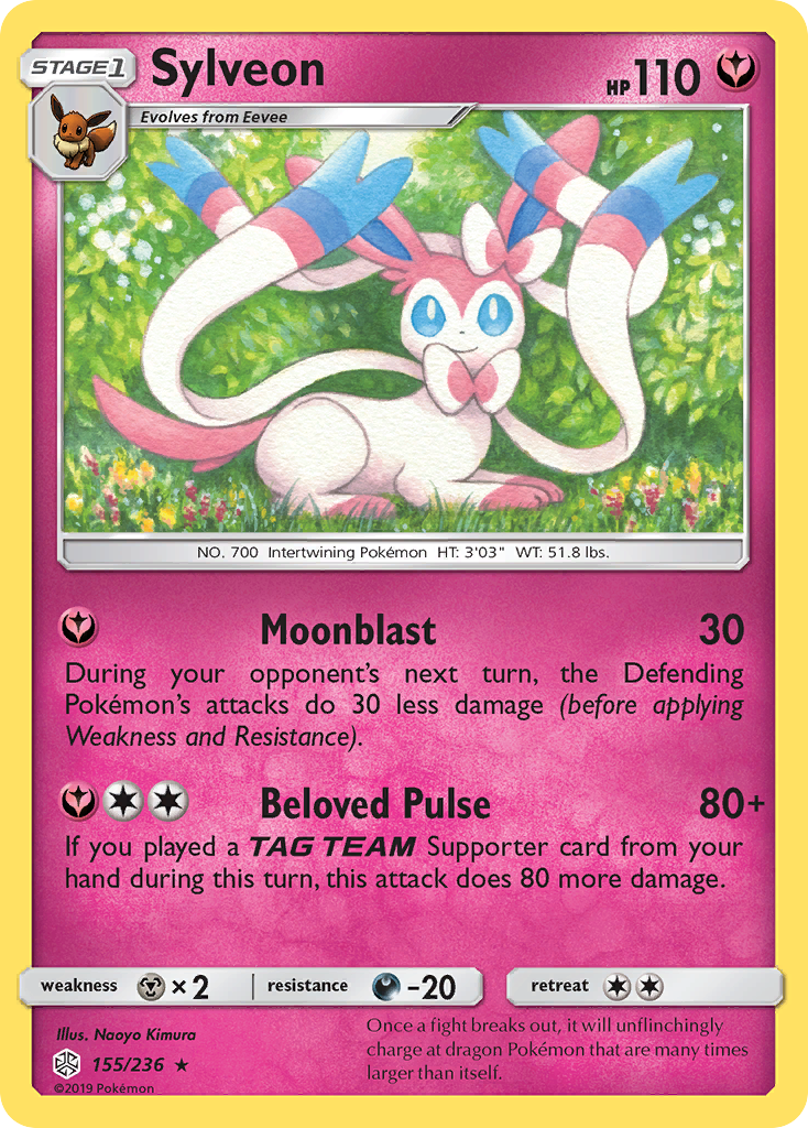 Sylveon (155/236) [Sun & Moon: Cosmic Eclipse] | Rock City Comics