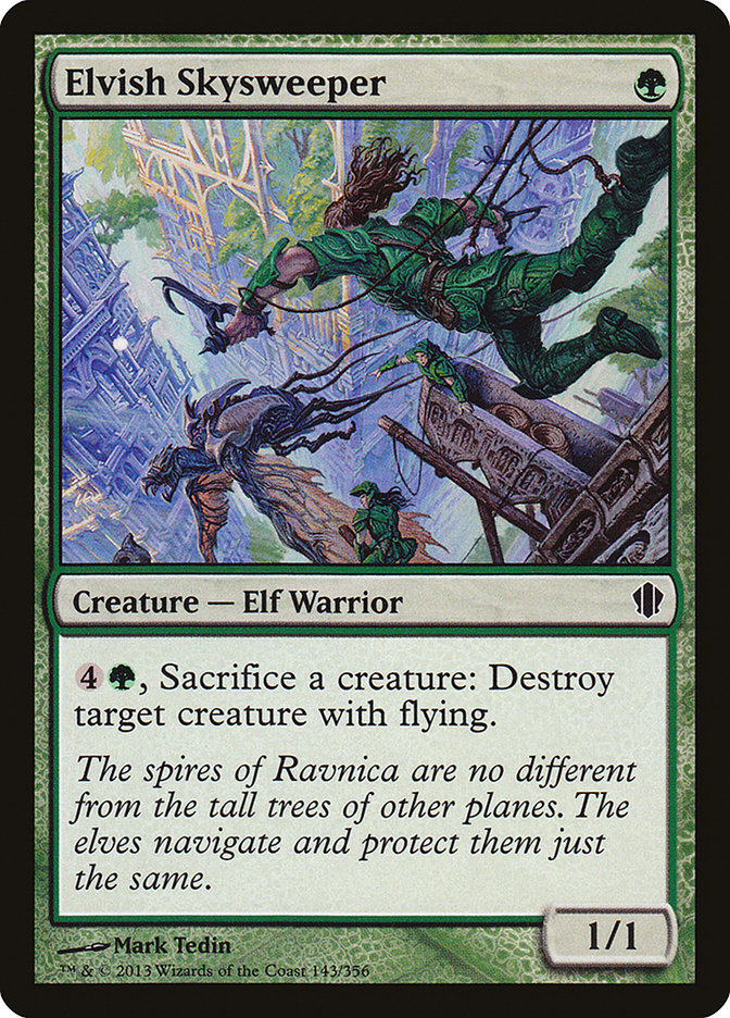 Elvish Skysweeper [Commander 2013] | Rock City Comics