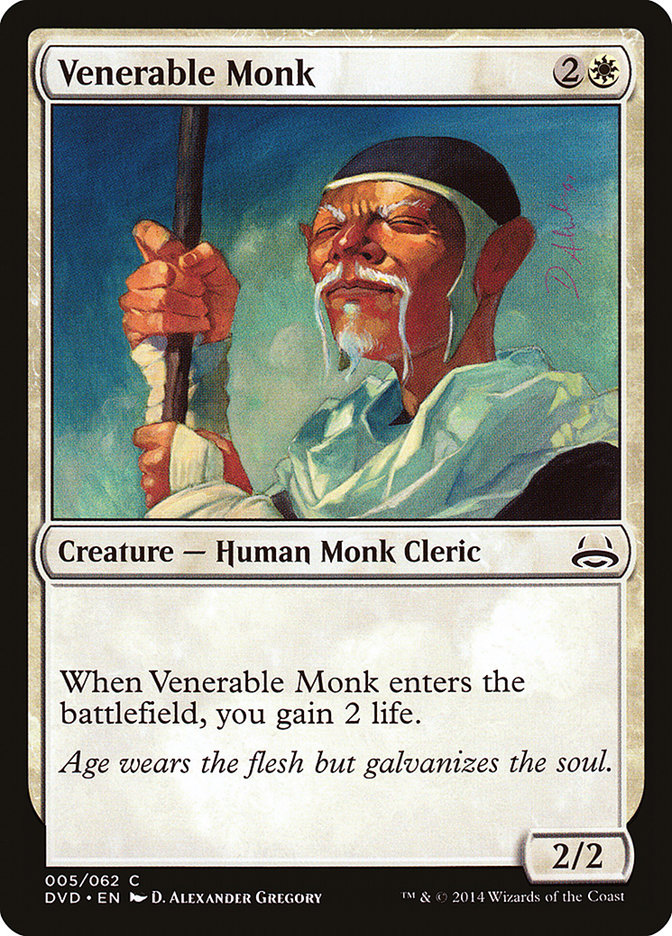 Venerable Monk (Divine vs. Demonic) [Duel Decks Anthology] | Rock City Comics