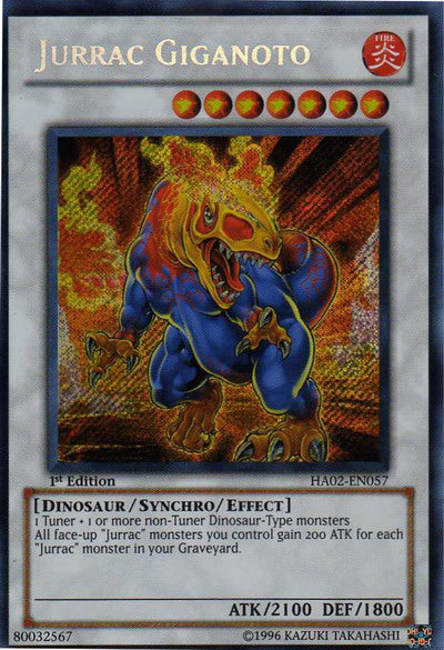 Jurrac Giganoto [HA02-EN057] Secret Rare | Rock City Comics