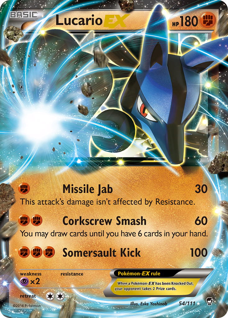 Lucario EX (54/111) [XY: Furious Fists] | Rock City Comics