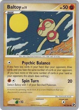 Baltoy LV.11 (60/106) (Psychic Lock - Jason Klaczynski) [World Championships 2008] | Rock City Comics