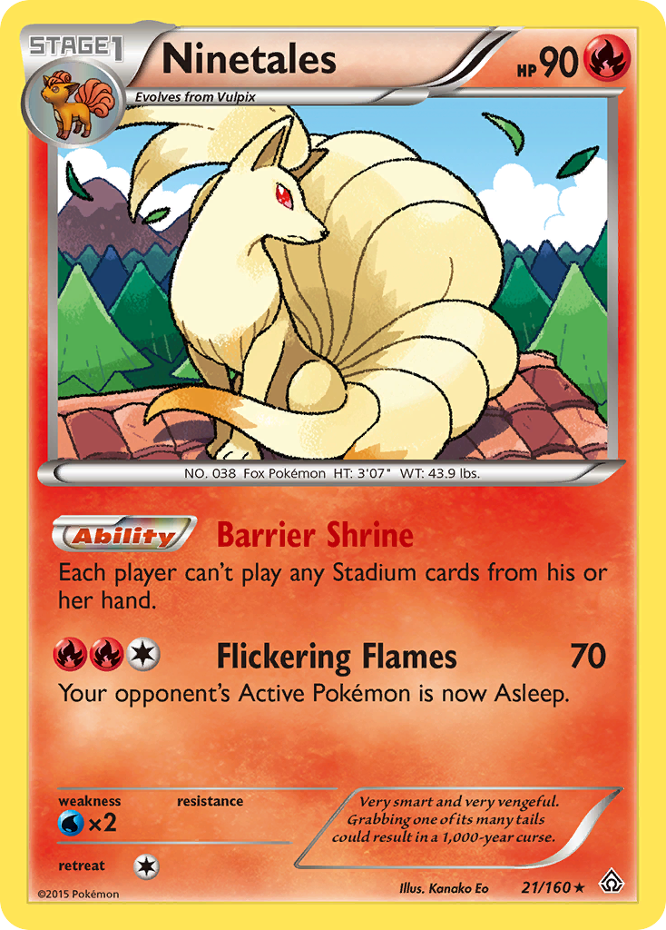 Ninetales (21/160) [XY: Primal Clash] | Rock City Comics