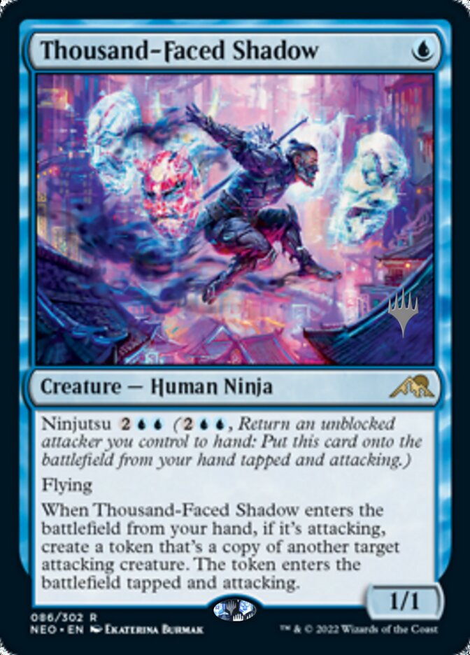 Thousand-Faced Shadow (Promo Pack) [Kamigawa: Neon Dynasty Promos] | Rock City Comics