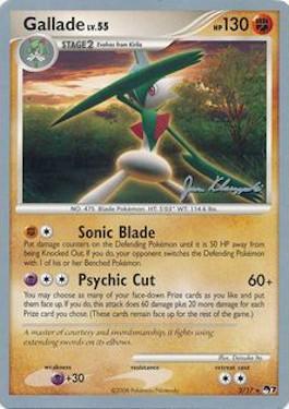 Gallade LV.55 (2/17) (Psychic Lock - Jason Klaczynski) [World Championships 2008] | Rock City Comics