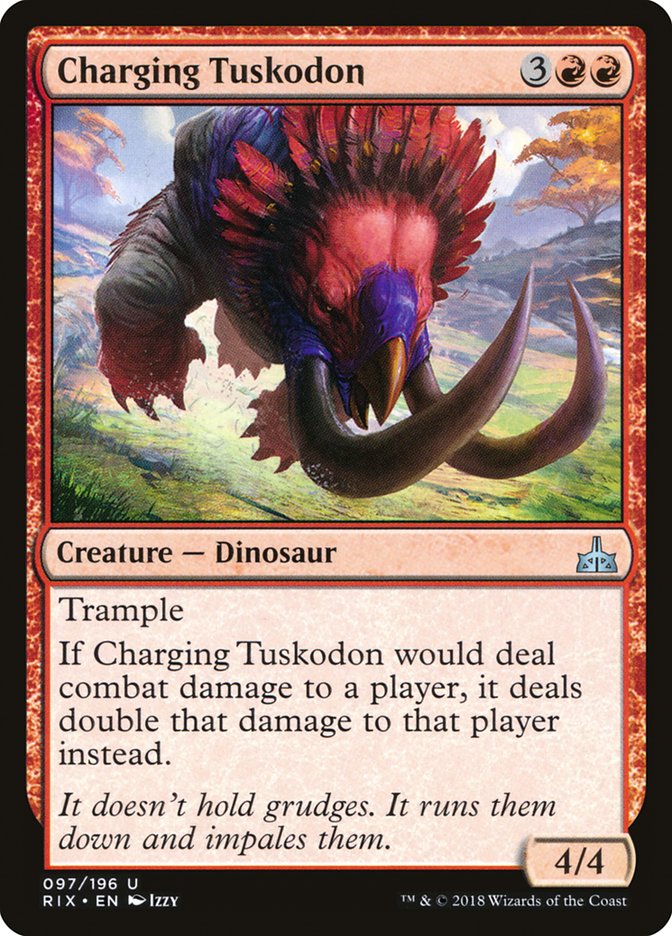 Charging Tuskodon [Rivals of Ixalan] | Rock City Comics