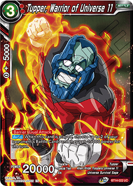 Tupper, Warrior of Universe 11 (BT14-022) [Cross Spirits] | Rock City Comics