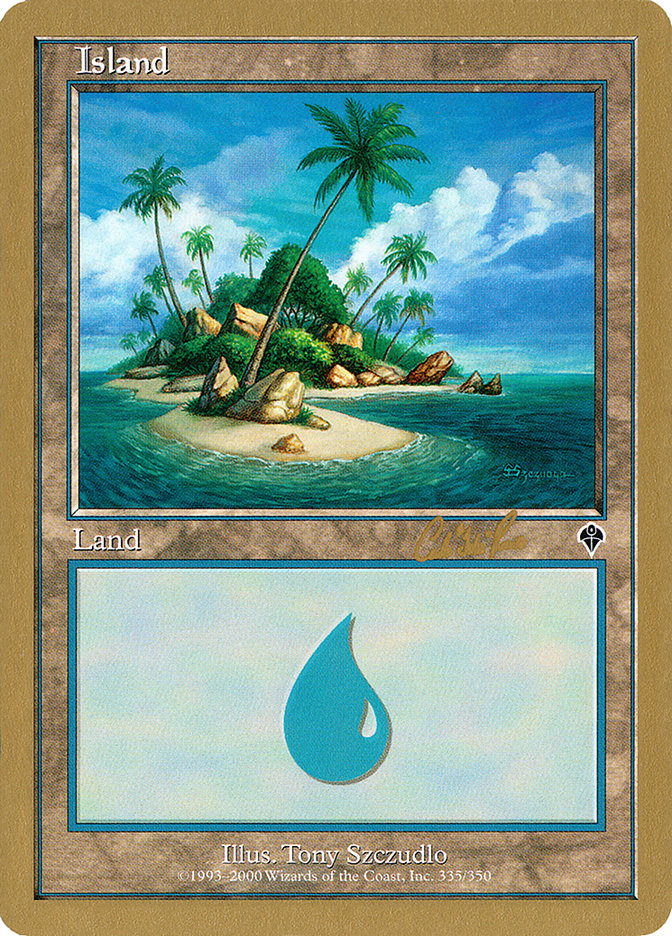 Island (cr335a) (Carlos Romao) [World Championship Decks 2002] | Rock City Comics