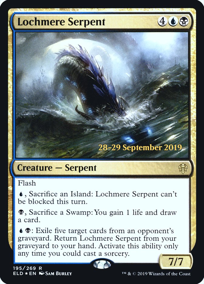 Lochmere Serpent  [Throne of Eldraine Prerelease Promos] | Rock City Comics