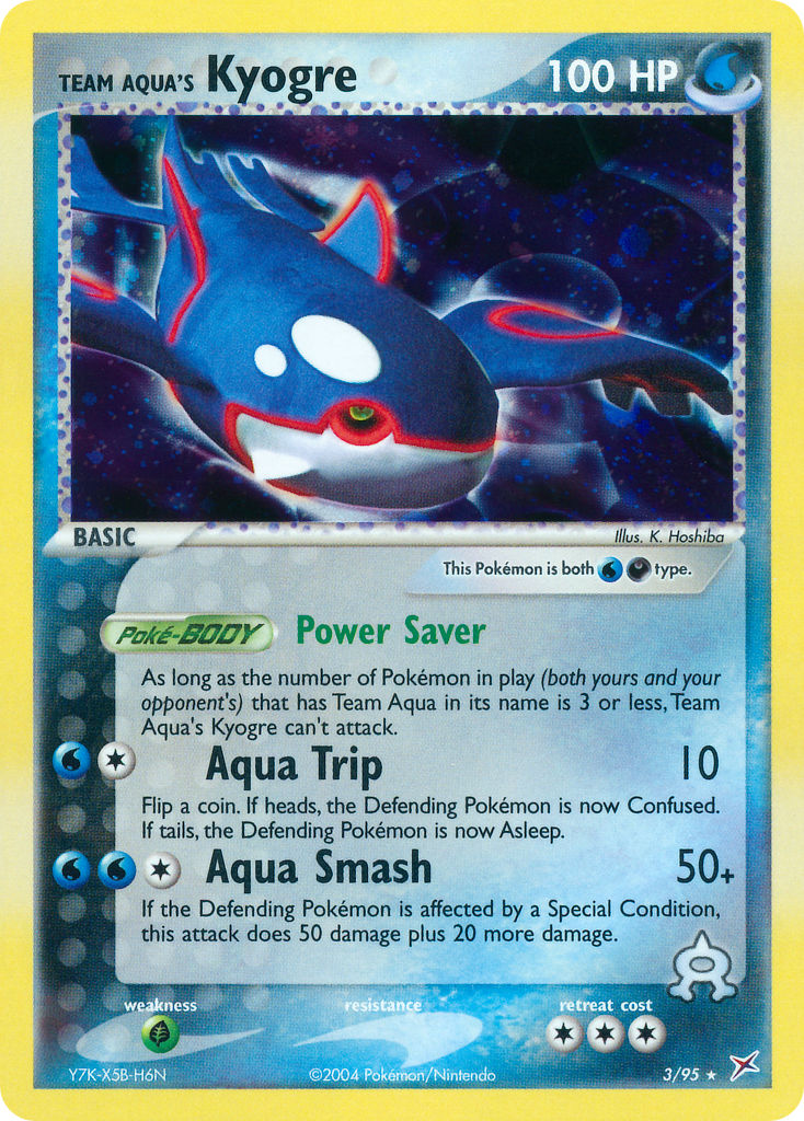 Team Aqua's Kyogre (3/95) (Theme Deck Exclusive) [EX: Team Magma vs Team Aqua] | Rock City Comics