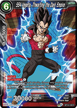 SS4 Vegeta, Thwarting the Dark Empire (Rare) [BT13-130] | Rock City Comics