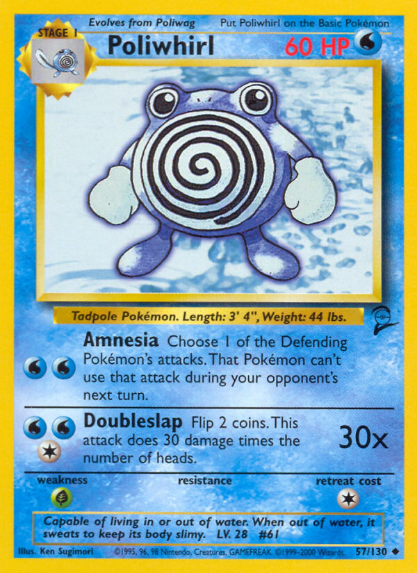 Poliwhirl (57/130) [Base Set 2] | Rock City Comics