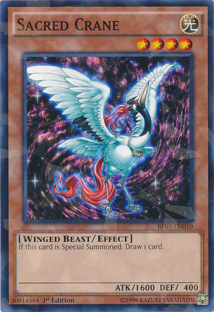 Sacred Crane [BP03-EN010] Shatterfoil Rare | Rock City Comics