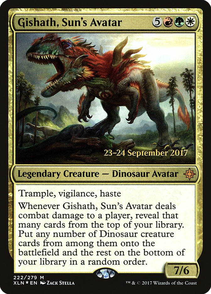 Gishath, Sun's Avatar  [Ixalan Prerelease Promos] | Rock City Comics