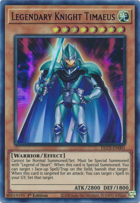 Legendary Knight Timaeus (Blue) [DLCS-EN001] Ultra Rare | Rock City Comics