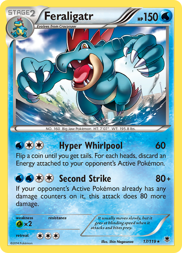 Feraligatr (17/119) [XY: Phantom Forces] | Rock City Comics