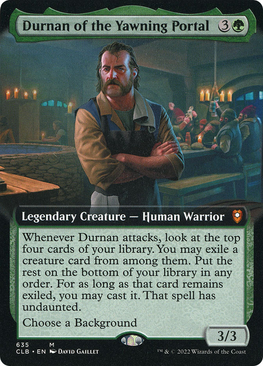 Durnan of the Yawning Portal (Extended Art) [Commander Legends: Battle for Baldur's Gate] | Rock City Comics