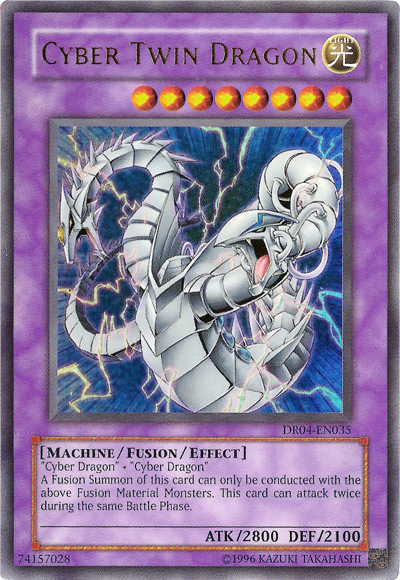Cyber Twin Dragon [DR04-EN035] Ultra Rare | Rock City Comics