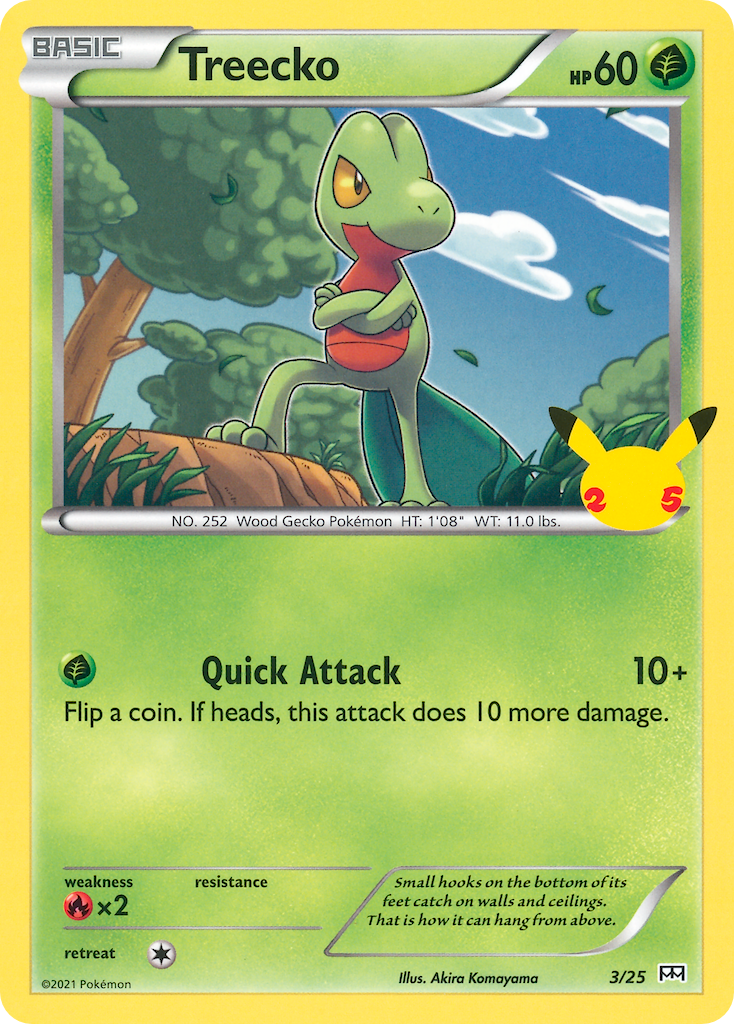 Treecko (3/25) [McDonald's 25th Anniversary] | Rock City Comics