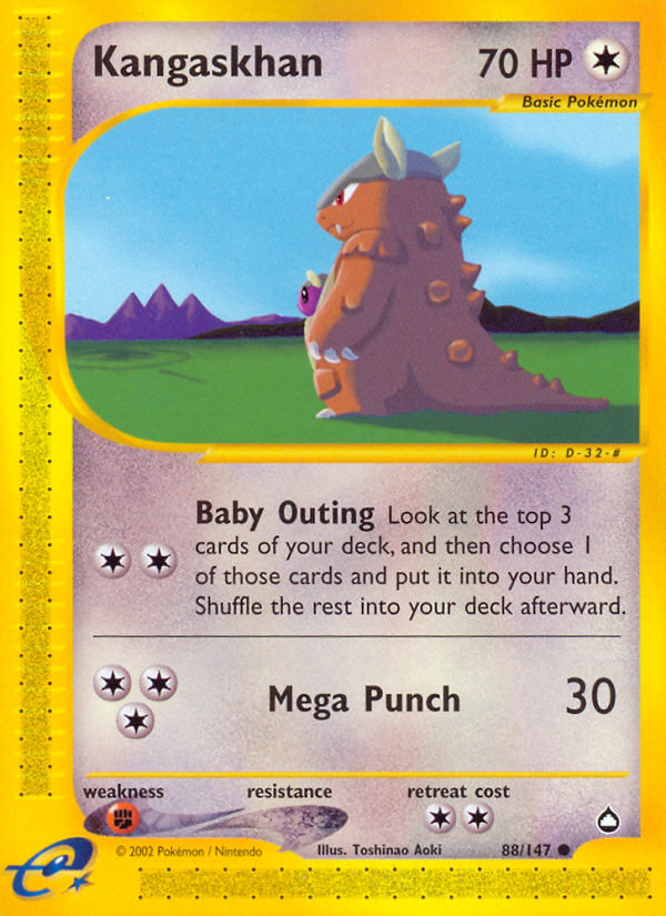 Kangaskhan (88/147) [Aquapolis] | Rock City Comics