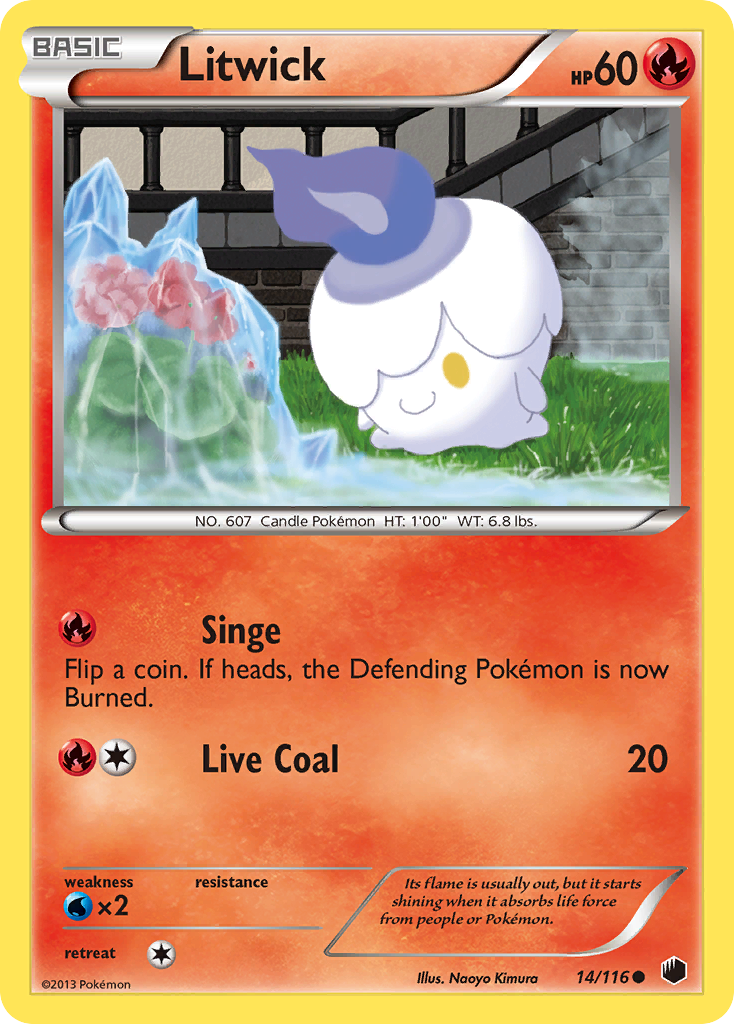 Litwick (14/116) [Black & White: Plasma Freeze] | Rock City Comics