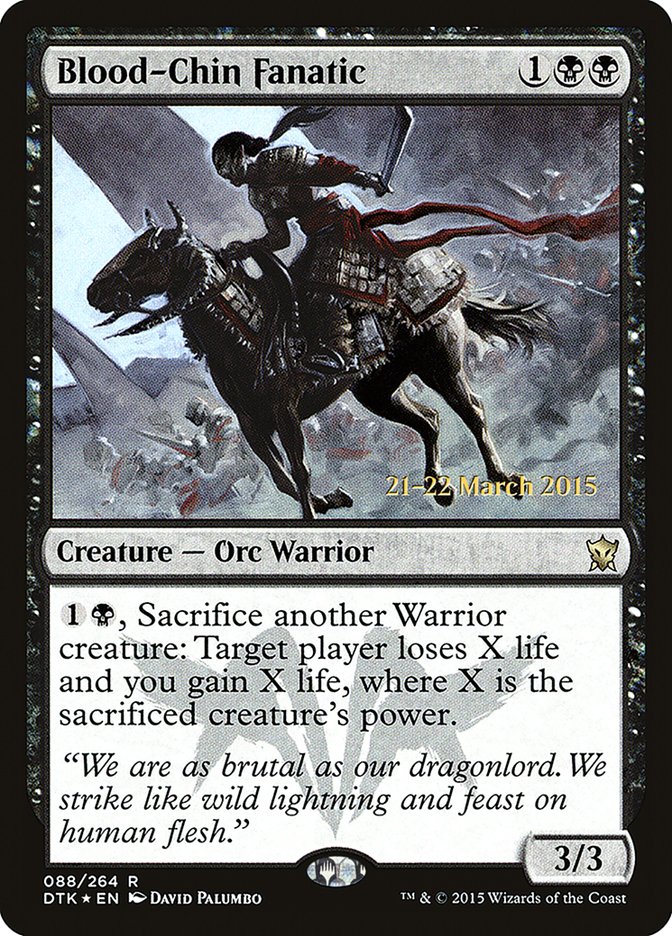 Blood-Chin Fanatic  [Dragons of Tarkir Prerelease Promos] | Rock City Comics