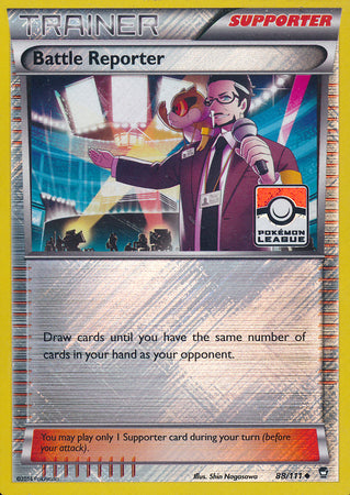 Battle Reporter (88/111) (League Promo) [XY: Furious Fists] | Rock City Comics