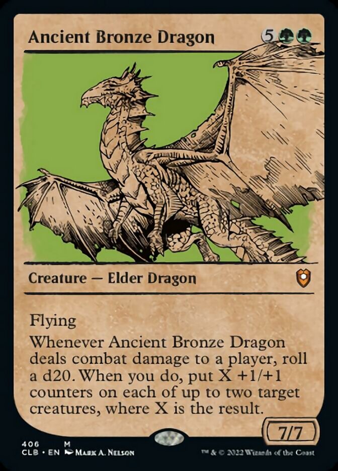 Ancient Bronze Dragon (Showcase) [Commander Legends: Battle for Baldur's Gate] | Rock City Comics