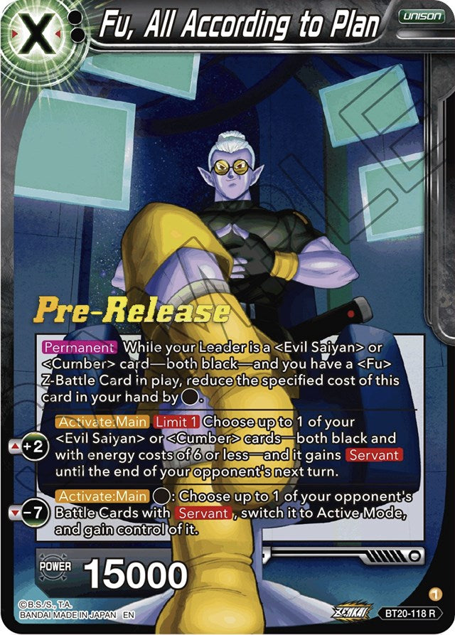 Fu, All According to Plan (BT20-118) [Power Absorbed Prerelease Promos] | Rock City Comics