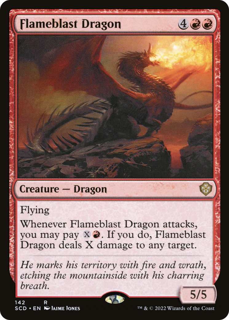 Flameblast Dragon [Starter Commander Decks] | Rock City Comics