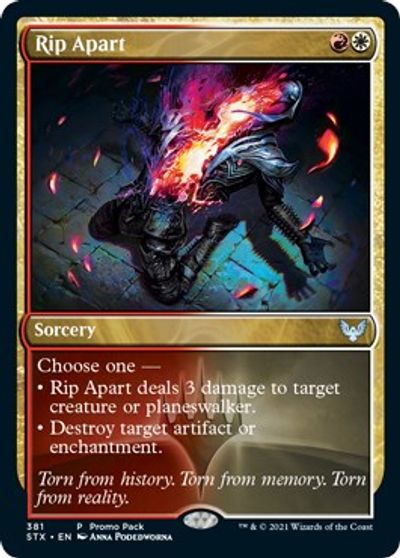 Rip Apart (Promo Pack) [Strixhaven: School of Mages Promos] | Rock City Comics