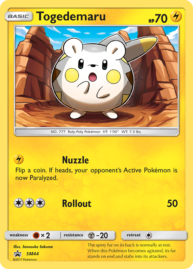 Togedemaru (SM44) [Sun & Moon: Black Star Promos] | Rock City Comics