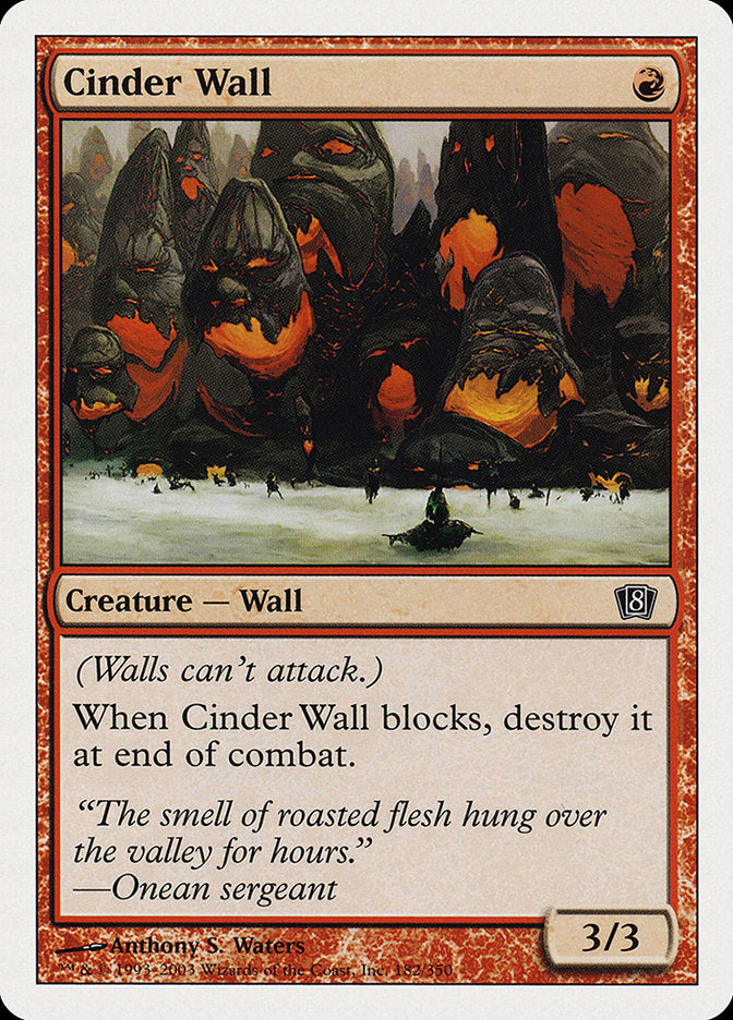 Cinder Wall [Eighth Edition] | Rock City Comics