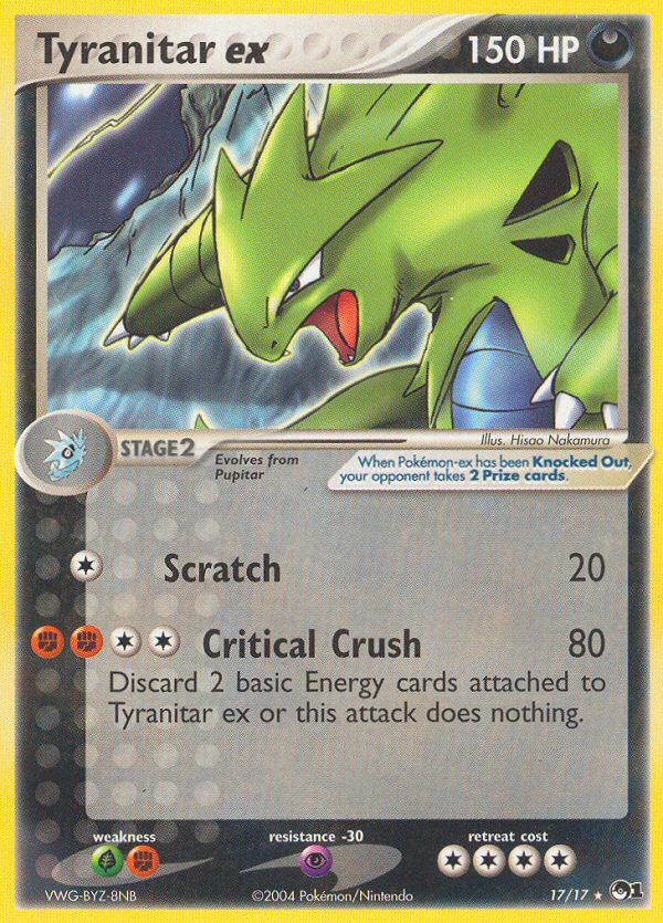 Tyranitar ex (17/17) [POP Series 1] | Rock City Comics