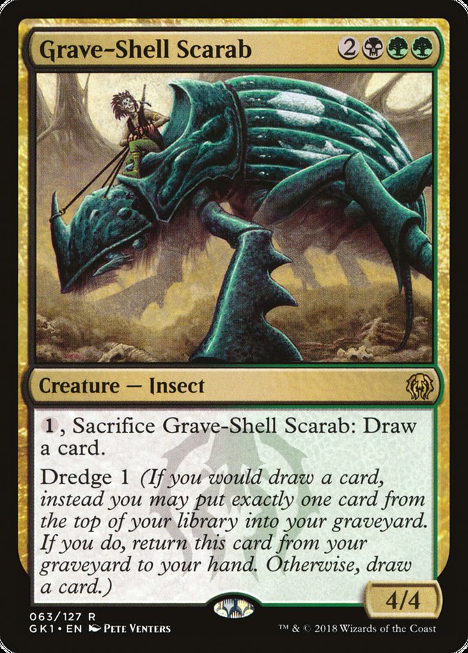 Grave-Shell Scarab [Guilds of Ravnica Guild Kit] | Rock City Comics