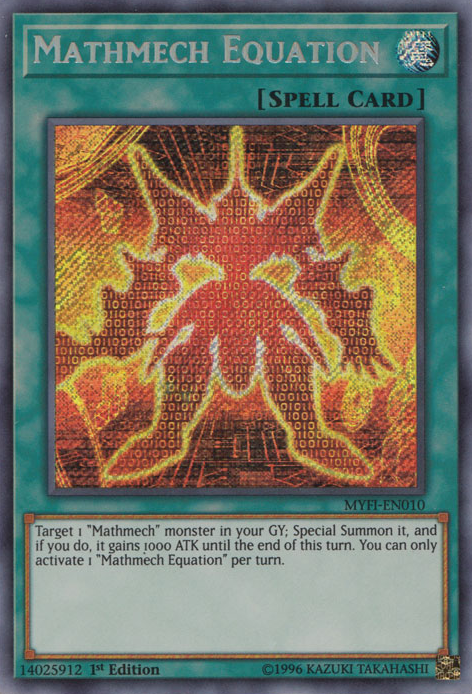 Mathmech Equation [MYFI-EN010] Secret Rare | Rock City Comics