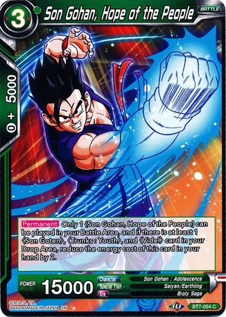 Son Gohan, Hope of the People [BT7-054] | Rock City Comics