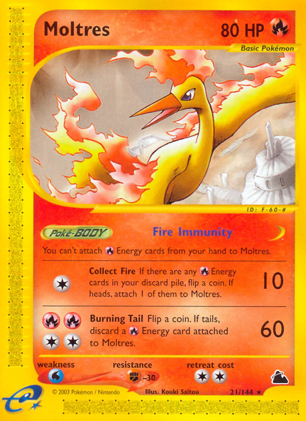 Moltres (21/144) [Skyridge] | Rock City Comics