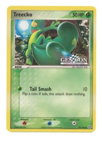 Treecko (70/106) (Gen Con The Best Four Days in Gaming Promo) [EX: Emerald] | Rock City Comics