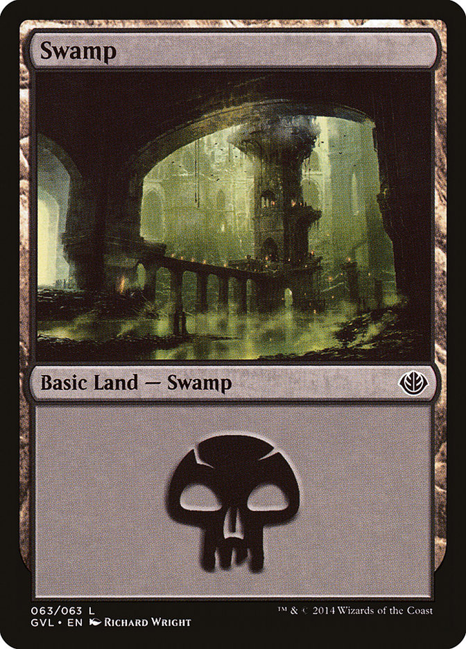 Swamp (63) (Garruk vs. Liliana) [Duel Decks Anthology] | Rock City Comics