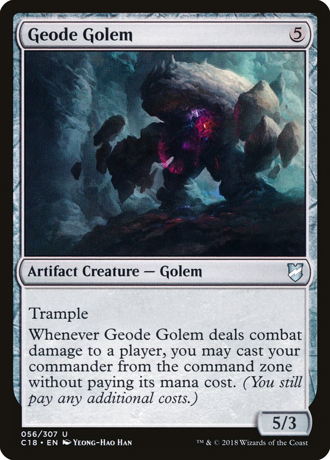 Geode Golem [Commander 2018] | Rock City Comics