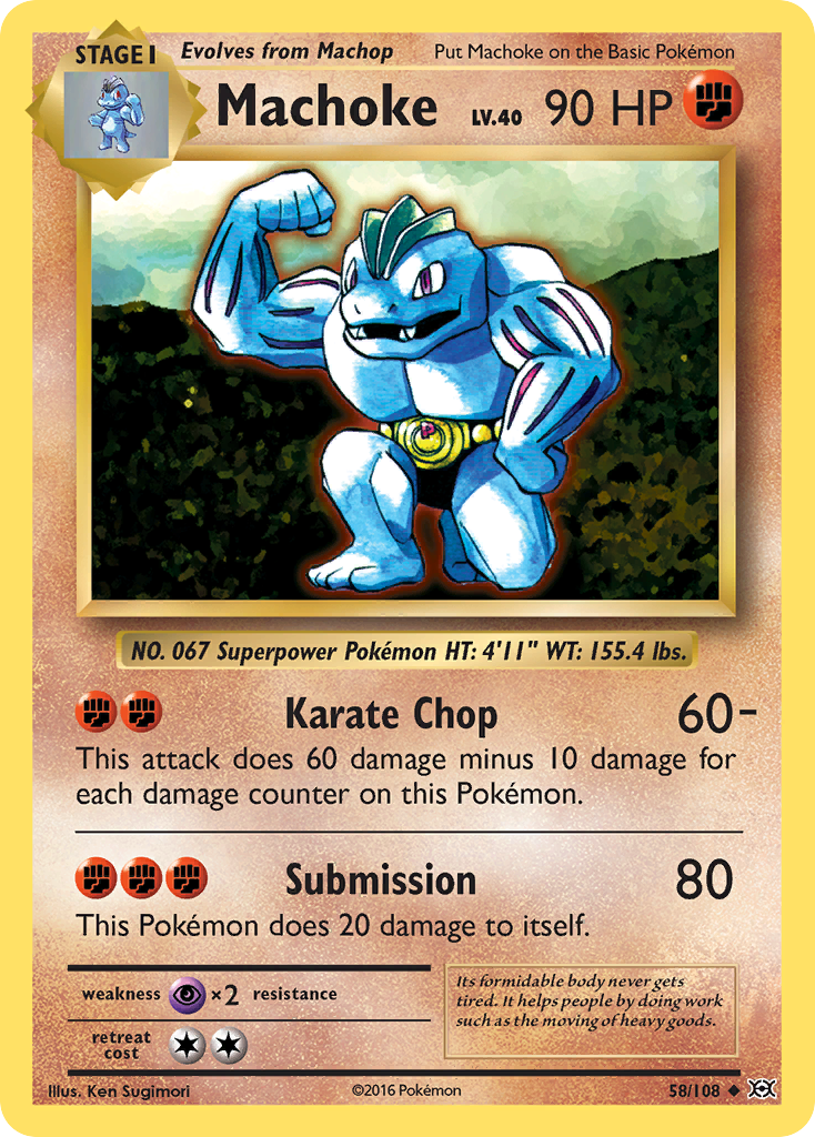 Machoke (58/108) [XY: Evolutions] | Rock City Comics