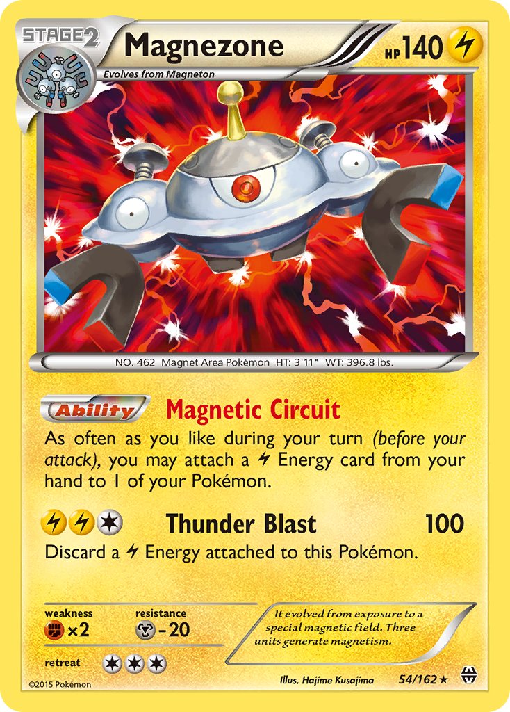 Magnezone (54/162) (Theme Deck Exclusive) [XY: BREAKthrough] | Rock City Comics