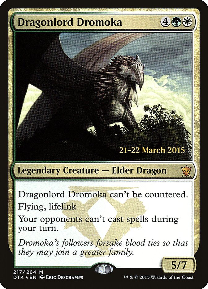 Dragonlord Dromoka  [Dragons of Tarkir Prerelease Promos] | Rock City Comics