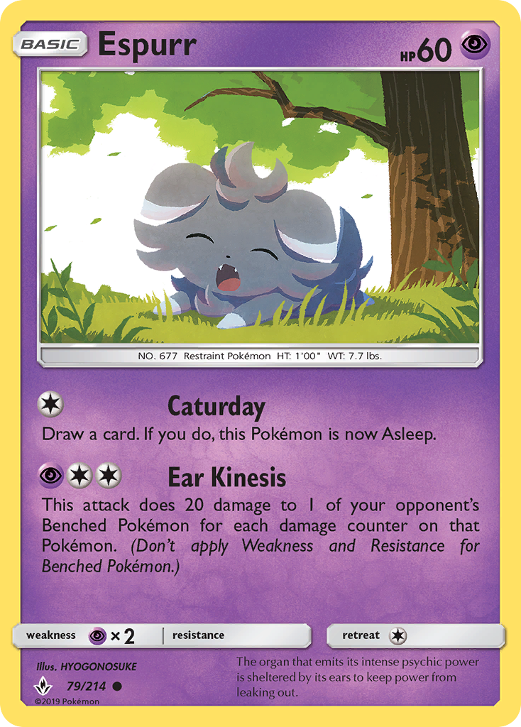 Espurr (79/214) [Sun & Moon: Unbroken Bonds] | Rock City Comics