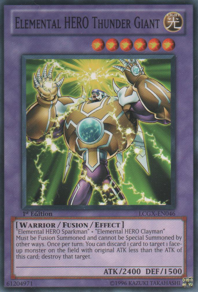 Elemental HERO Thunder Giant [LCGX-EN046] Common | Rock City Comics