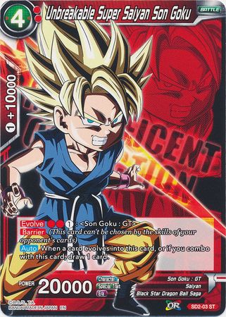 Unbreakable Super Saiyan Son Goku [SD2-03] | Rock City Comics